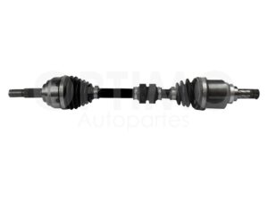 DFNN1102 FLECHA COMPLETA IZQ S/ABS STD L/RUEDA E25 L/CAJA E26 647MM (CUBE 09-14) TIIDA 1.8L 06-17