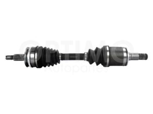 DFNS1302 FLECHA COMPLETA IZQ C/ABS STD/AUT L/RUEDA E30 47T L/CAJA E28 593MM L200 2.4L/2.5L 08-19