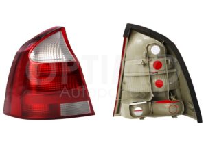 FCHC0202 CALAVERA IZQ S/ARNES 4PTAS (ROJO/BLANCO) CORSA SEDAN 03-08
