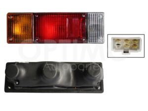 FCHN0242 CALAVERA IZQ S/ARNES ESTACA (NP-300 D-22 08-15/NP-300 D-23 16-25) (AMBAR/ROJO/BLANCO) D-21 94-07