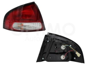 FCHN1312 CALAVERA IZQ C/ARNES (ROJO/BLANCO) SENTRA B-15 01-03