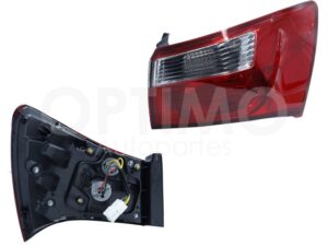 FCNA0101 CALAVERA DER EXT C/ARNES 4PTAS (ROJO/BLANCO) RIO SEDAN 16-17