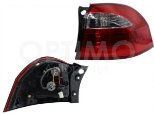 FCNA0105 CALAVERA DER EXT C/ARNES 5PTAS (ROJO/BLANCO) RIO H-BACK 16-17
