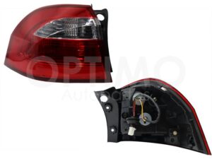 FCNA0106 CALAVERA IZQ EXT C/ARNES 5PTAS (ROJO/BLANCO) RIO H-BACK 16-17