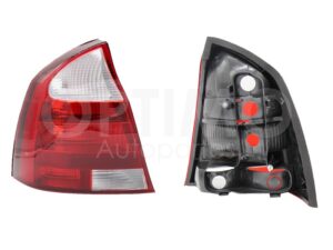 FCNC0202 CALAVERA IZQ S/ARNES 4PTAS (ROJO/BLANCO) CORSA SEDAN 03-08