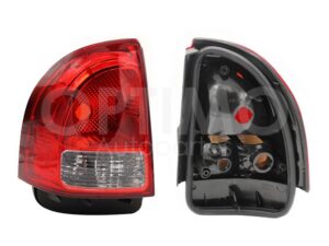 FCNC0612 CALAVERA IZQ S/ARNES (MONZA) (ROJO/BLANCO) CHEVY C-3 4PTAS 09-12