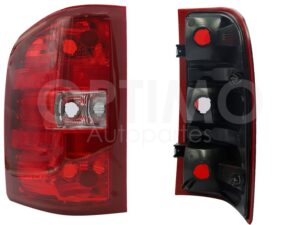 FCNC2622 CALAVERA IZQ S/ARNES (CHEYENNE 2500 07-13) (ROJO/BLANCO/ROJO) SILVERADO 1500/2500 07-13