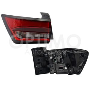 FCNC9932 CALAVERA IZQ EXT S/ARNES C/LED OSCURA FILO NEGRO 4PTAS (ROJO/AMBAR/BLANCO) AVEO SEDAN 24-26