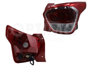 FCND0303 CALAVERA DER C/ARNES 4PTAS (ROJO/BLANCO) GRAND I-10 SEDAN 15-17