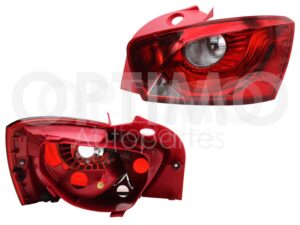 FCNE0101 CALAVERA DER S/ARNES 5PTAS (ROJO/BLANCO/BLANCO) IBIZA 10-17