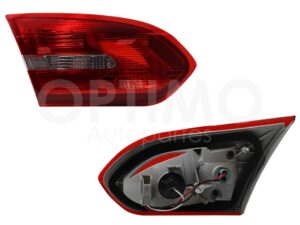 FCNF0124 CALAVERA IZQ INT C/ARNES CLARA 4PTAS (BLANCO/ROJO) FOCUS SEDAN 15-18