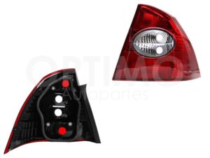 FCNF0161 CALAVERA DER S/ARNES 4PTAS (ROJO/BLANCO) FOCUS SEDAN 07-11