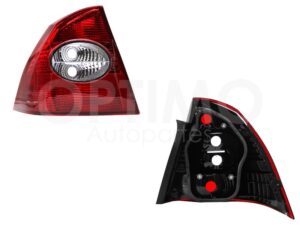 FCNF0162 CALAVERA IZQ S/ARNES 4PTAS (ROJO/BLANCO) FOCUS SEDAN 07-11