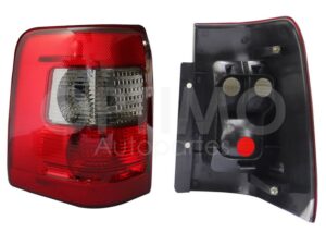 FCNF1004 CALAVERA IZQ S/ARNES OSCURA (ROJO/HUMO) ECOSPORT 04-07