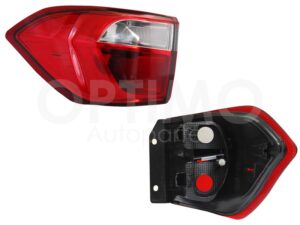 FCNF1032 CALAVERA IZQ EXT S/ARNES (BLANCO/ROJO) ECOSPORT 13-17