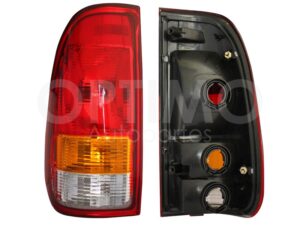 FCNF1802 CALAVERA IZQ S/ARNES CLARA (ROJO/AMBAR/BLANCO) F-150/F-250 04-08