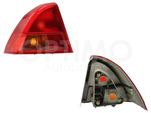 FCNH0202 CALAVERA IZQ EXT S/ARNES 4PTAS (TODO ROJO) CIVIC SEDAN 01-02