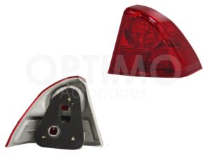 FCNH0211 CALAVERA DER EXT S/ARNES 4PTAS (TODO ROJO) CIVIC SEDAN 03-05