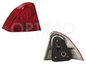 FCNH0212 CALAVERA IZQ EXT S/ARNES 4PTAS (TODO ROJO) CIVIC SEDAN 03-05