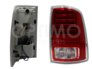 FCNK0301 CALAVERA DER C/ARNES C/LED FILO CROMO (BLANCO/ROJO) RAM 1500/2500 13-18