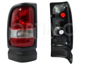 FCNK0332 CALAVERA IZQ S/ARNES (ROJO/BLANCO/ROJO) RAM 1500/2500 94-01