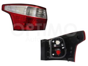 FCNK1002 CALAVERA IZQ EXT S/ARNES (ROJO/BLANCO) VISION 15-19