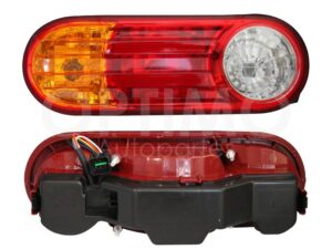 FCNK1412 CALAVERA IZQ C/ARNES (BLANCO/ROJO/AMBAR) H-100 06-10