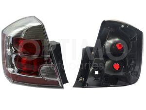 FCNN1402 CALAVERA IZQ S/ARNES CLARA FILO CROMO (BLANCO/ROJO/ROJO) SENTRA B-16 07-09