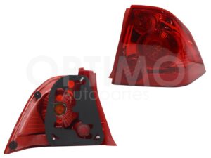 FCNP0401 CALAVERA DER C/ARNES (TODO ROJO) 4PTAS PG-307 SEDAN 06-09
