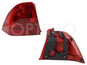 FCNP0402 CALAVERA IZQ C/ARNES (TODO ROJO) 4PTAS PG-307 SEDAN 06-09