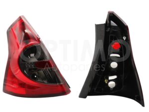 FCNR0604 CALAVERA IZQ S/ARNES OSCURA (ROJO/HUMO) SANDERO-STEPWAY 10-11