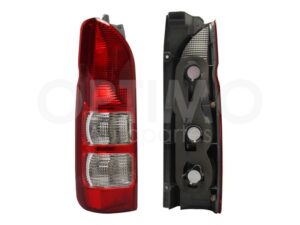 FCNT0402 CALAVERA IZQ S/ARNES CLARA (ROJO/BLANCO/BLANCO) HIACE 05-13