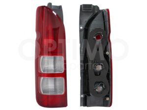 FCNT0404 CALAVERA IZQ S/ARNES CLARA (ROJO/BLANCO/BLANCO) HIACE 05-13