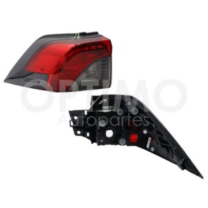 FCNT0602 CALAVERA IZQ EXT S/ARNES OSCURA FILO NEGRO S/FOCO (VERSION LIMITED-HIBRIDO) (ROJO/BLANCO) RAV-4 LE/XLE/ADVENTURE 19-25