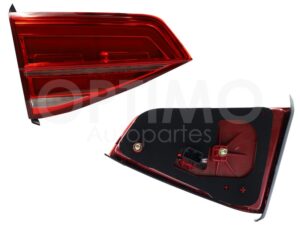 FCNV0114 CALAVERA IZQ INT S/ARNES C/LED CLARA (ROJO/BLANCO) JETTA A6 GLI 15-18