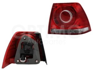 FCNV0151 CALAVERA DER EXT C/ARNES CLARA (ROJO/BLANCO) JETTA CLASICO 08-15