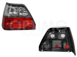 FCNV0304 CALAVERA IZQ S/ARNES LISO (BLANCO/ROJO) GOLF A2 87-92