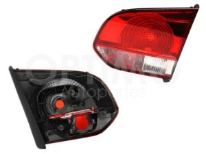 FCNV0323 CALAVERA DER INT S/ARNES CLARA (ROJO/BLANCO) GOLF A6 GTI 10-13