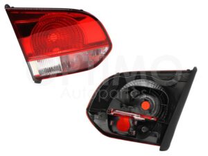 FCNV0324 CALAVERA IZQ INT S/ARNES CLARA (ROJO/BLANCO) GOLF A6 GTI 10-13