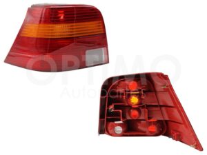 FCNV0332 CALAVERA IZQ S/ARNES CLARA (ROJO/AMBAR/BLANCO) GOLF A4 99-04