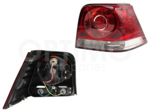 FCNV0335 CALAVERA DER S/ARNES CLARA LISO (ROJO/BLANCO/ROJO) GOLF A4 SPORT 05-07
