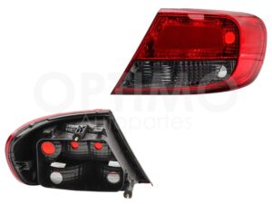 FCNV0603 CALAVERA DER S/ARNES OSCURA 5PTAS (ROJO/HUMO) GOL H-BACK 08-12