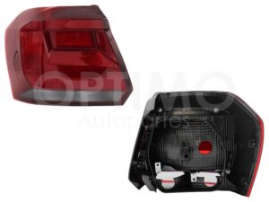 FCNV0656 CALAVERA IZQ S/ARNES OSCURA 5PTAS (ROJO/BLANCO) GOL H-BACK 17-21