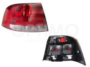 FCNV0662 CALAVERA IZQ S/ARNES CLARA 4PTAS (ROJO/BLANCO) GOL SEDAN 08-12