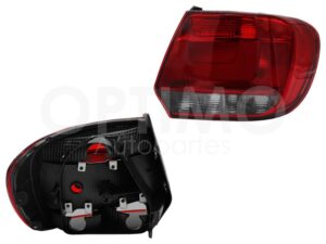 FCNV0673 CALAVERA DER S/ARNES OSCURA 5PTAS (ROJO/HUMO) GOL H-BACK 13-16