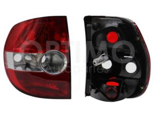FCNV1302 CALAVERA IZQ S/ARNES (CROSSFOX 07-09) (ROJO/BLANCO) LUPO 04-09