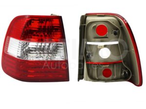 FCNV1422 CALAVERA IZQ EXT S/ARNES 4PTAS (ROJO/BLANCO/ROJO) POLO SEDAN 03-07