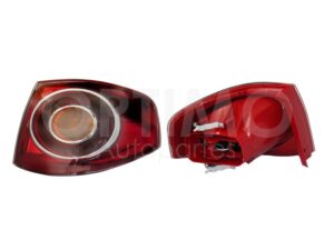 FCNV2801 CALAVERA DER EXT S/ARNES (ROJO/ROJO HUMO/AMBAR) SPORT VAN 07-09