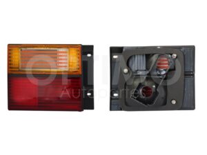 FCRV0102 CALAVERA IZQ INT S/ARNES (AMBAR/ROJO/FILO BLANCO) JETTA A3 93-98