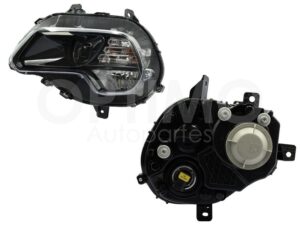 FFNC2202 FARO IZQ F/NEGRO S/LED C/LUPA P/HALOGENO GROOVE LT 22-25